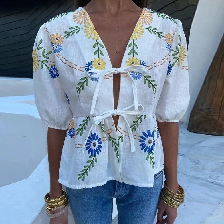 Vintage Inspired Blouse with a Contemporary Edge
