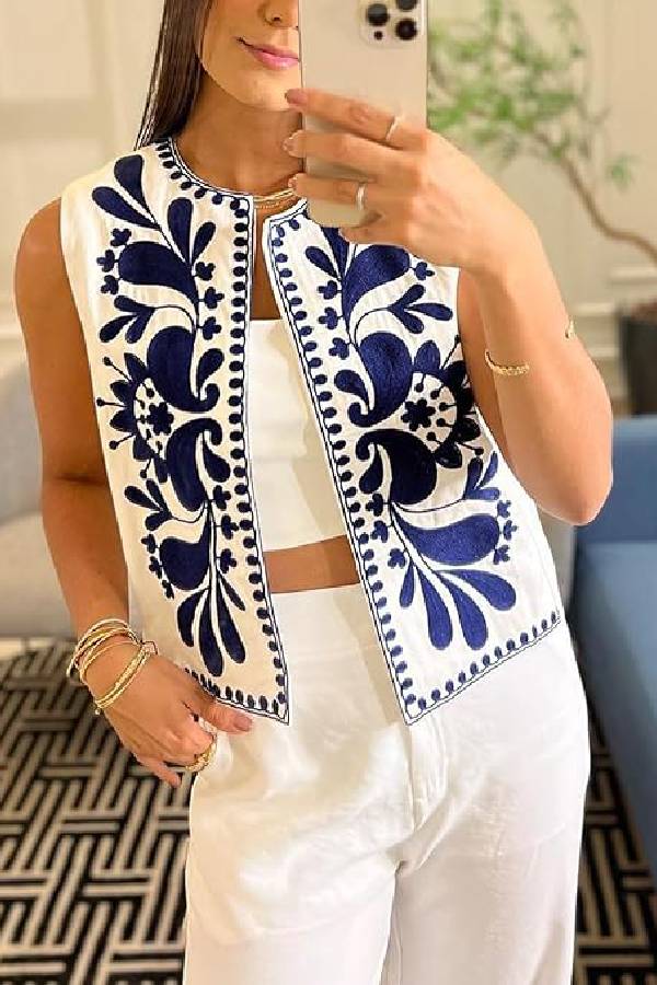 A Vintage Style Jacket with Delicate Timeless Details