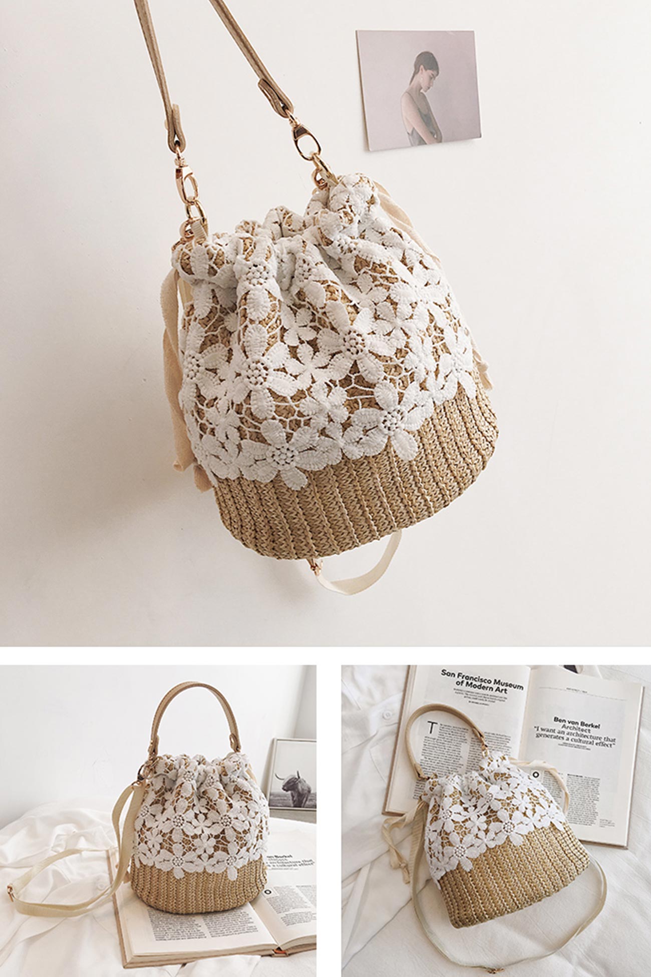 A Vintage Style Bag with Delicate Timeless Details