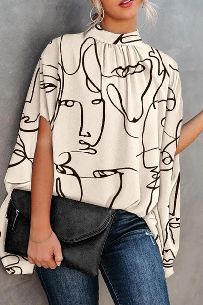Well Tailored Top with a Graceful Silhouette
