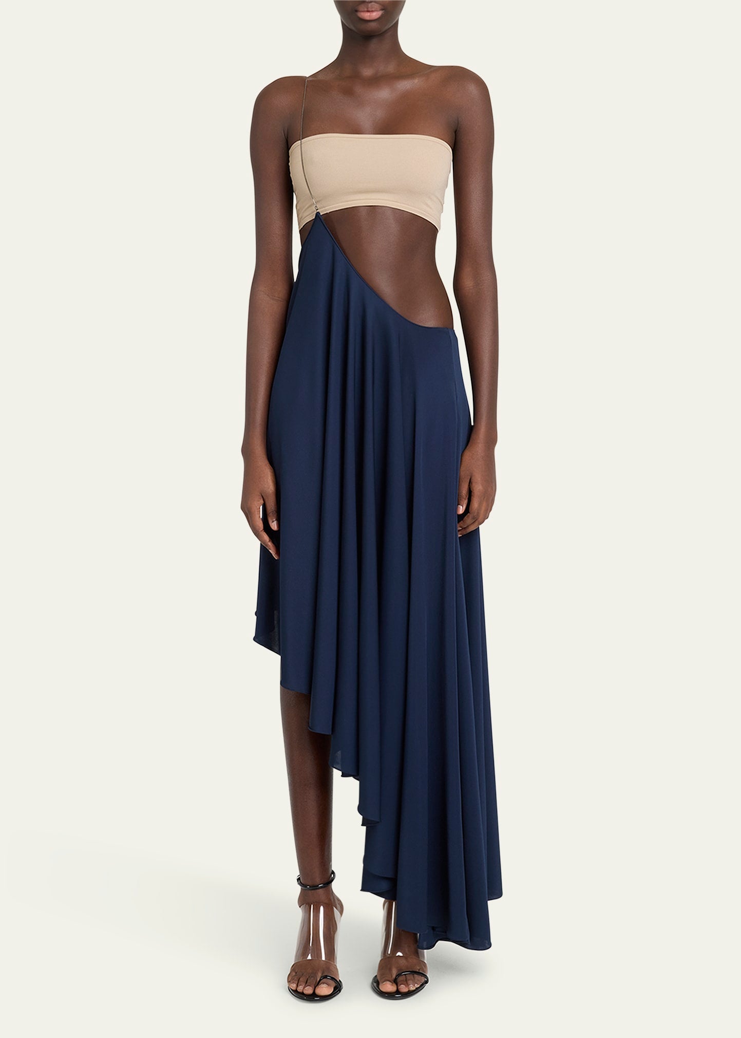 Apricot Bra Top + Skirt