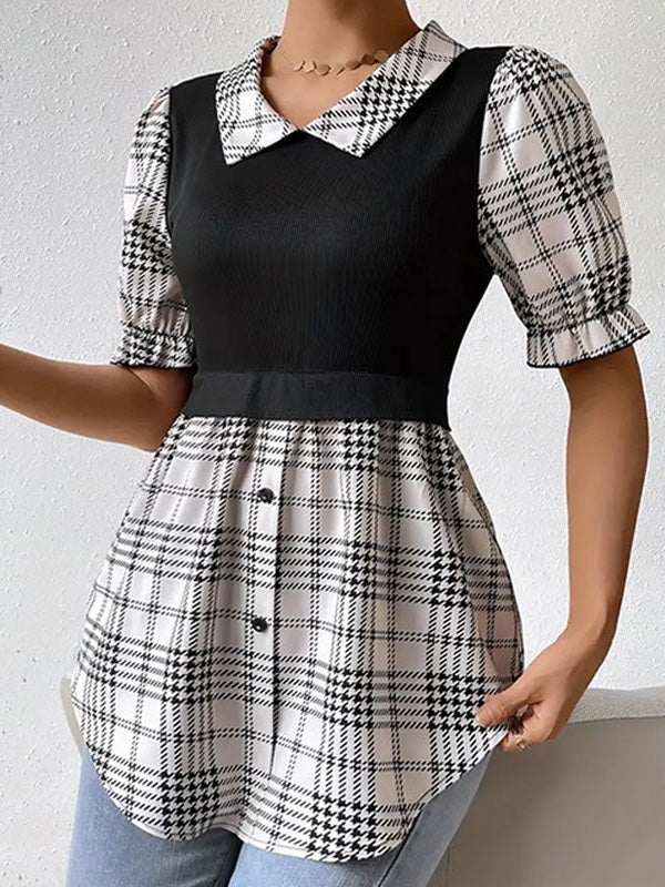Classic Vintage Blouse with a Flattering Fit