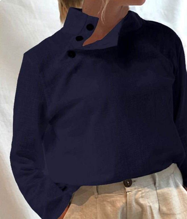 Well Tailored Blouse with a Graceful Silhouette