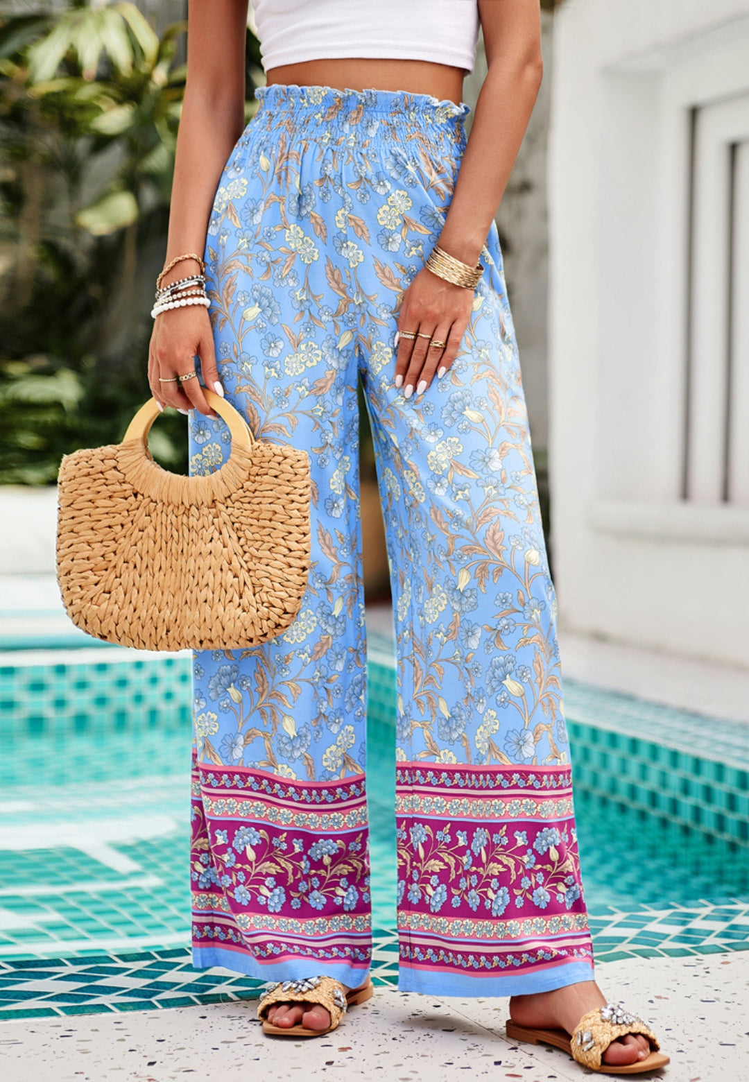 A Vintage Style Pants with Delicate Timeless Details