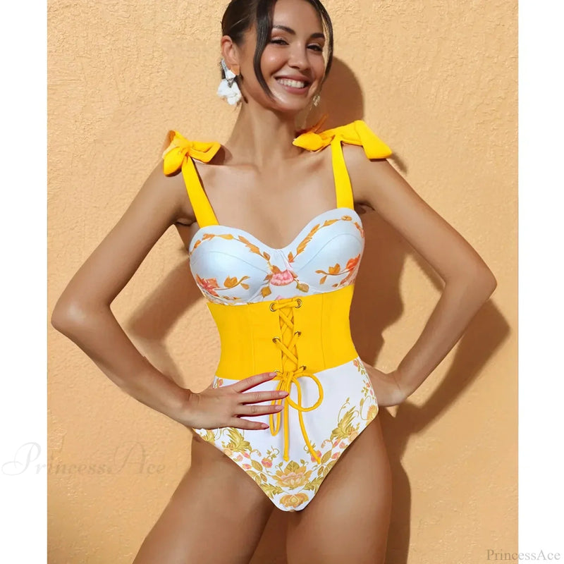 Beautifully Finished Swimsuit in a Timeless Design