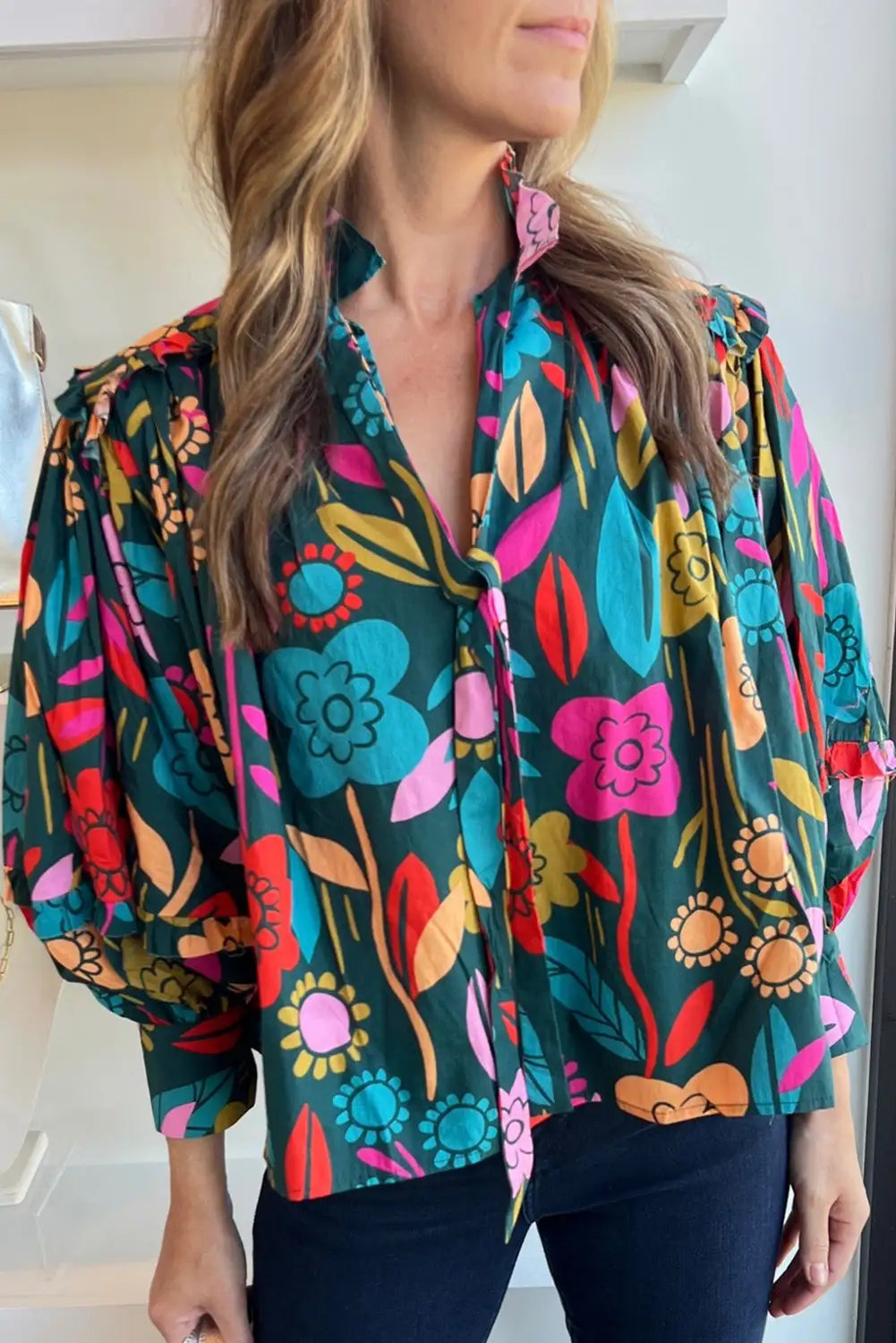 Gracefully Styled Blouse for Any Occasion