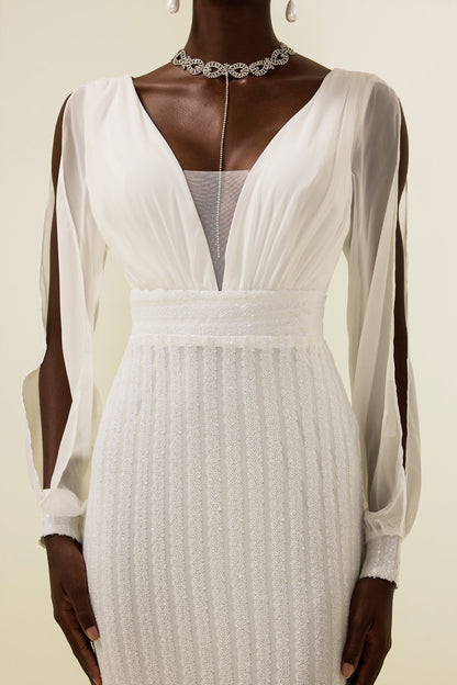 A Vintage Style Dress with Delicate Timeless Details