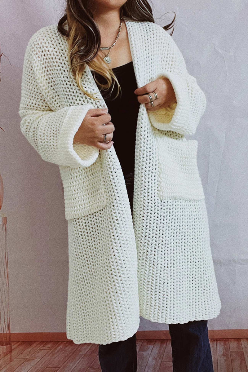 Well Tailored Cardigan with a Graceful Silhouette