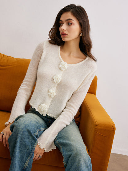 Classic Vintage Cardigan with a Flattering Fit
