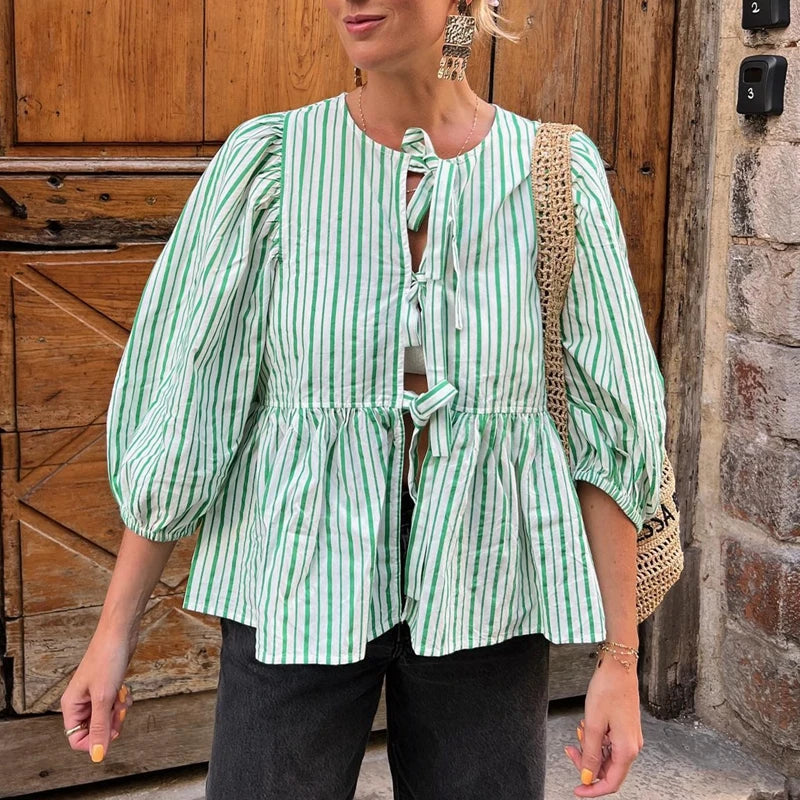 Vintage Inspired Blouse with a Contemporary Edge
