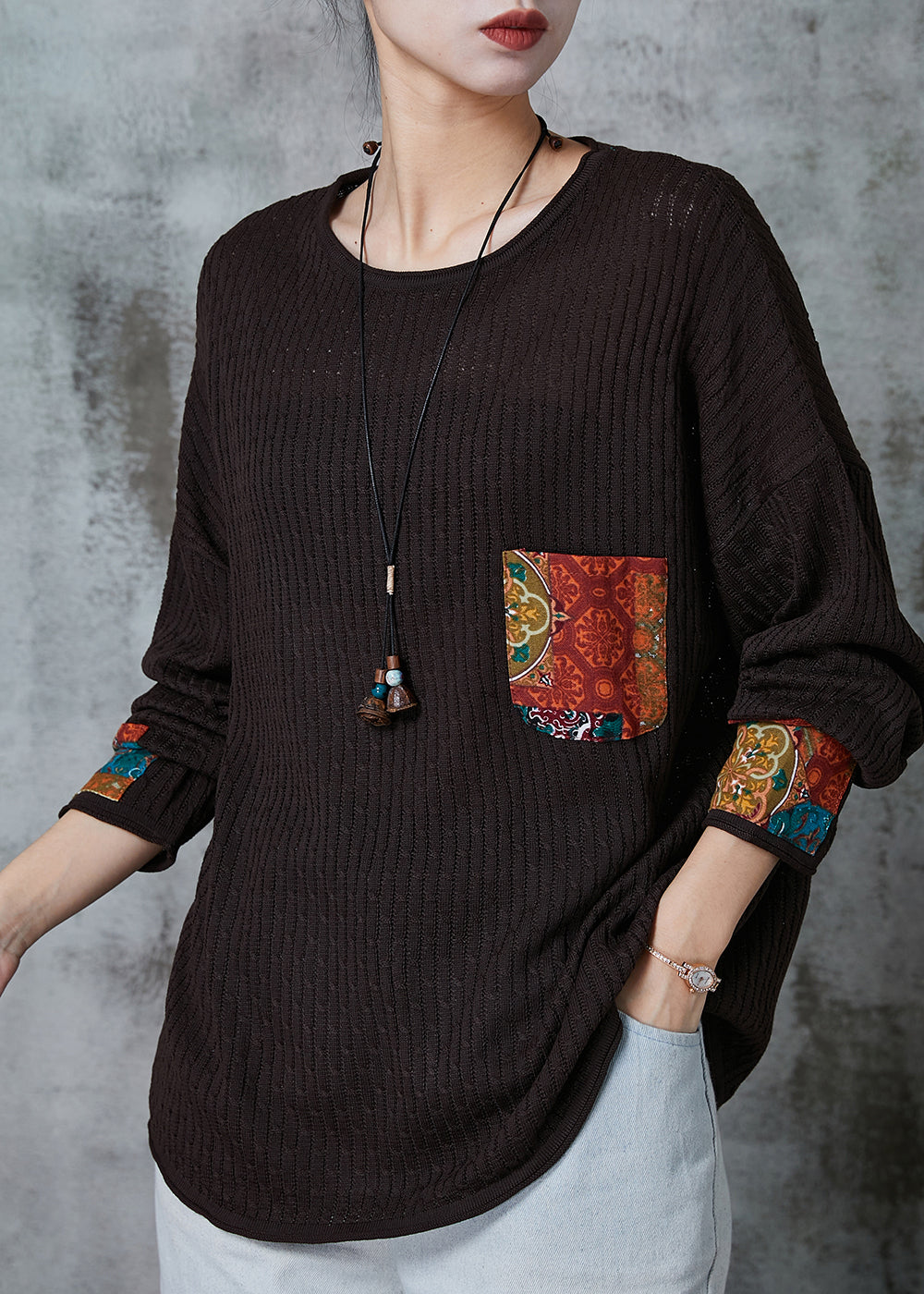 A Vintage Style Sweater with Delicate Timeless Details
