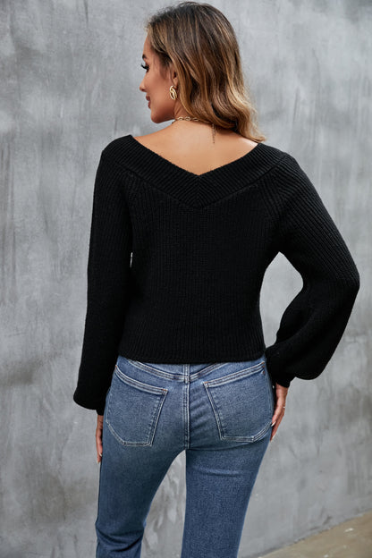 Beautifully Finished Sweater in a Timeless Design