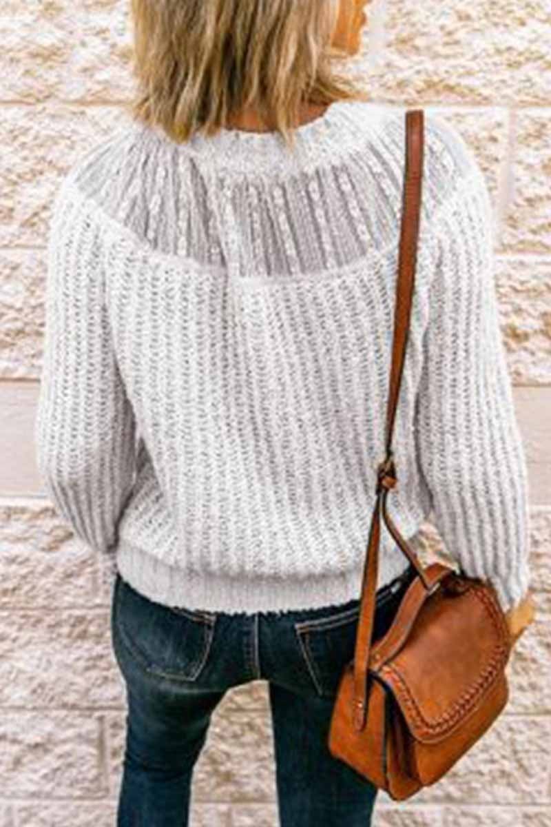 A Vintage Style Sweater with Delicate Timeless Details