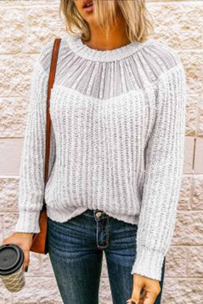 A Vintage Style Sweater with Delicate Timeless Details