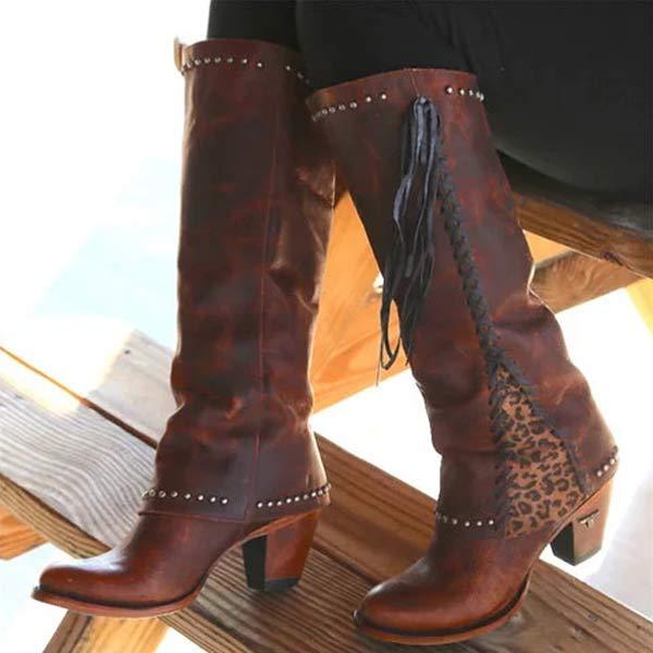 A Vintage Style Boots with Delicate Timeless Details