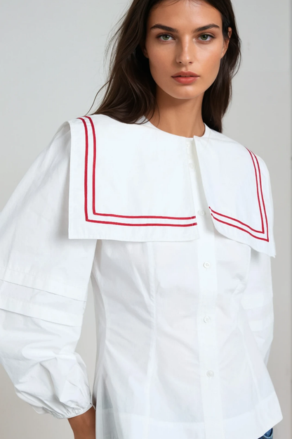 A Vintage Style Top with Delicate Timeless Details