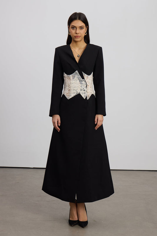 Classic Vintage Coat with a Flattering Fit