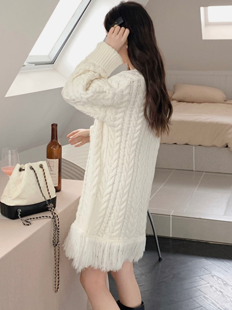Vintage Inspired Sweater with a Contemporary Edge