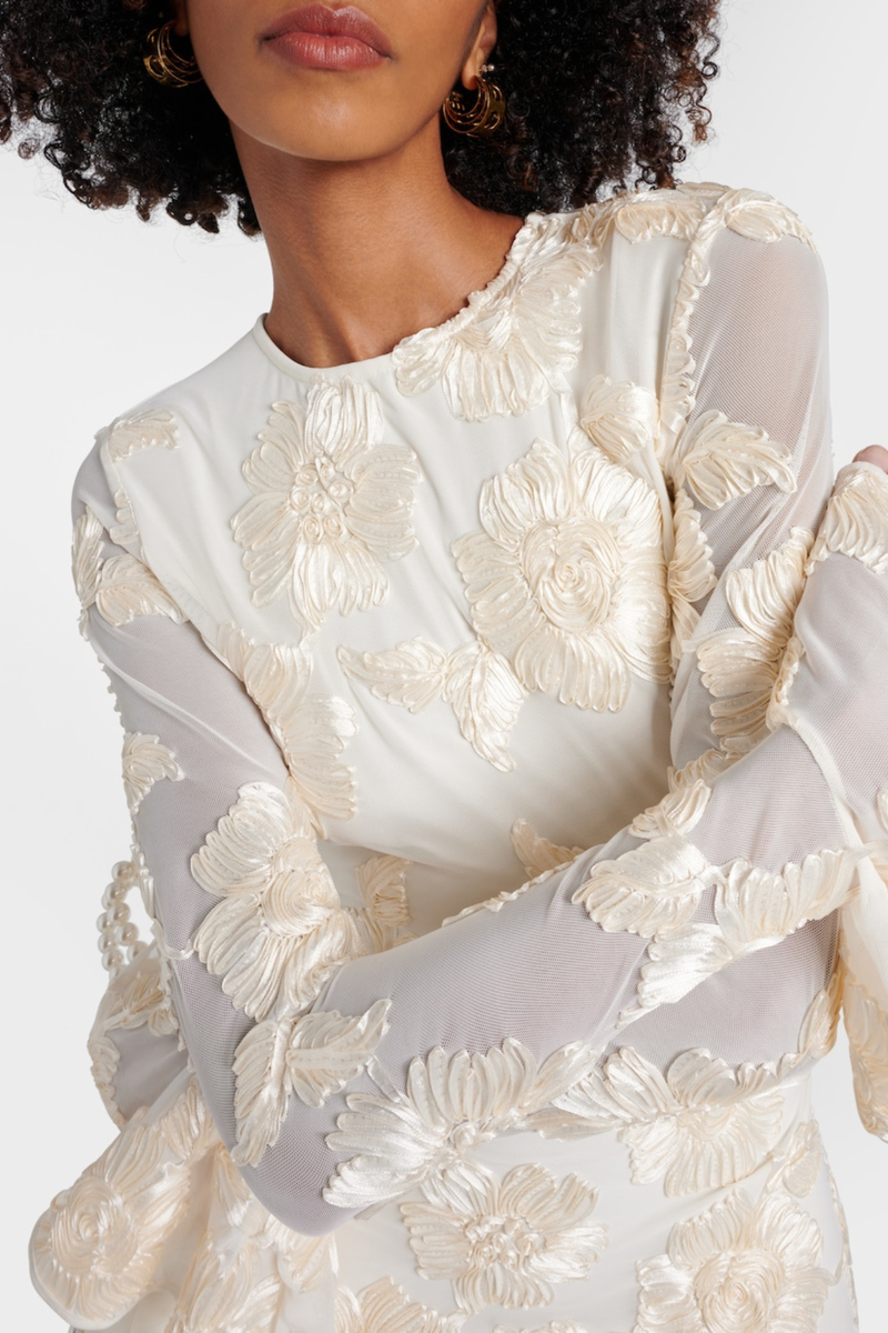 A Vintage Style Dress with Delicate Timeless Details
