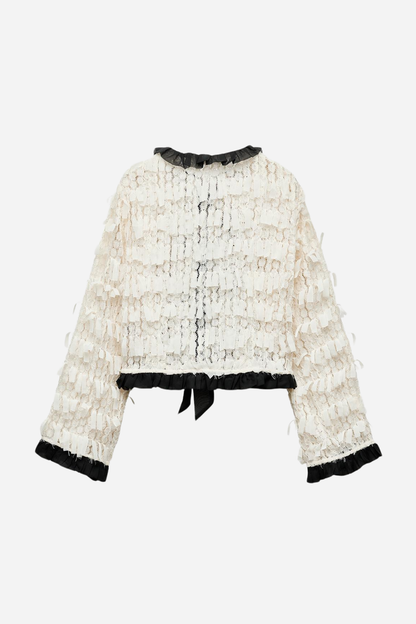 Vintage Inspired Cardigan with a Contemporary Edge