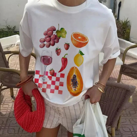Well Tailored T-Shirt with a Graceful Silhouette