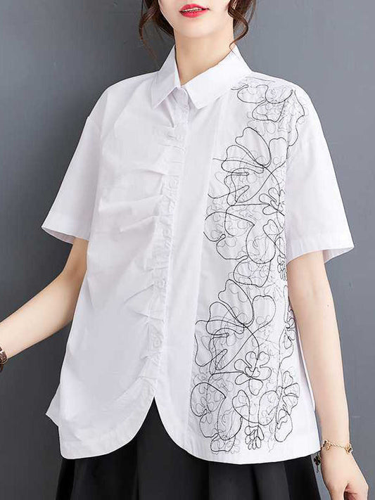 Well Tailored Blouse with a Graceful Silhouette