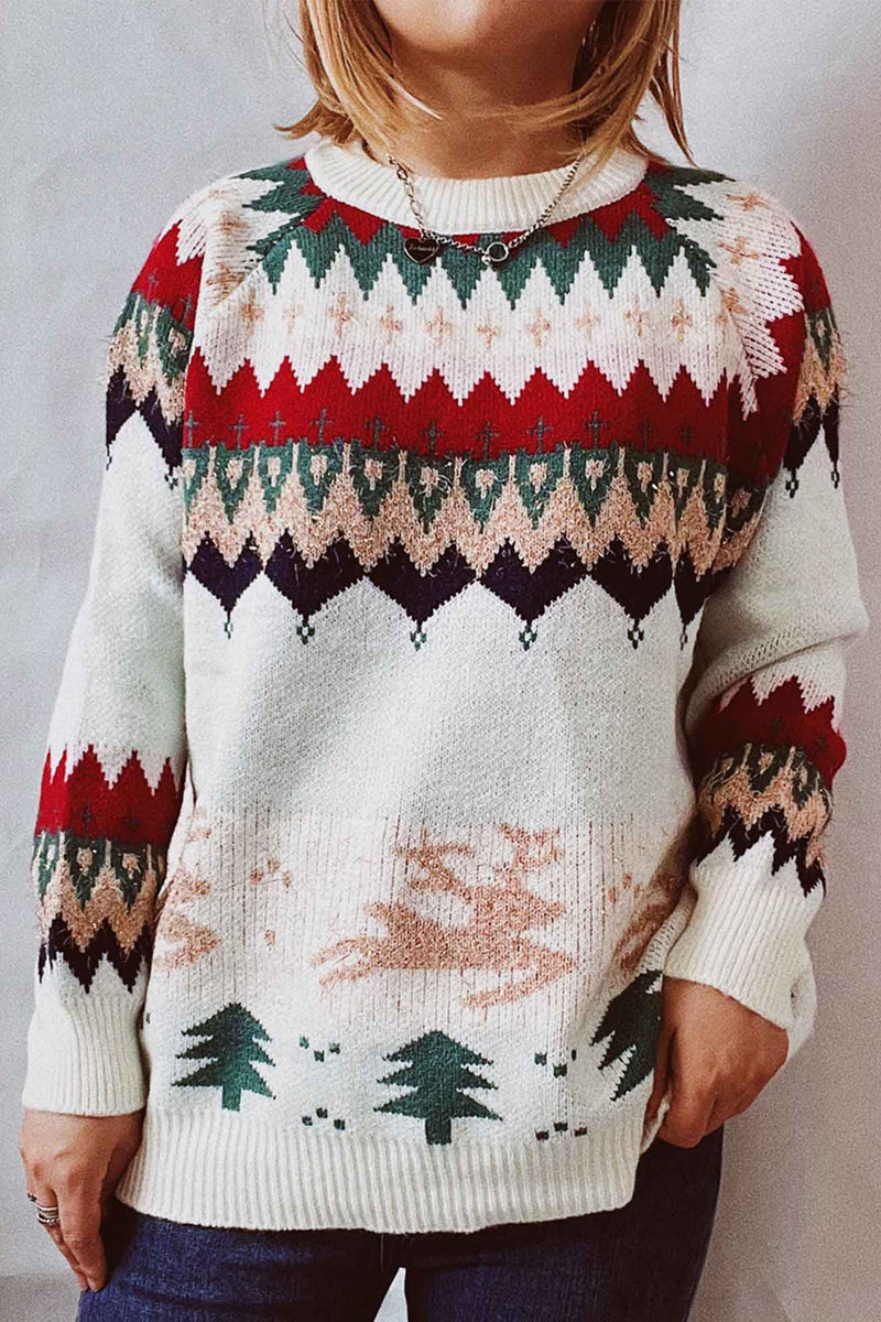 A Vintage Style Sweater with Delicate Timeless Details