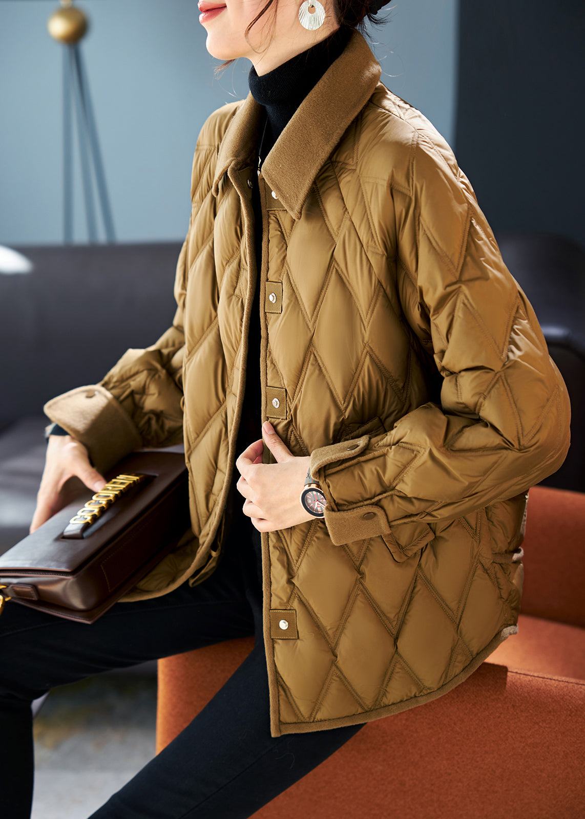 A Vintage Style Coat with Delicate Timeless Details