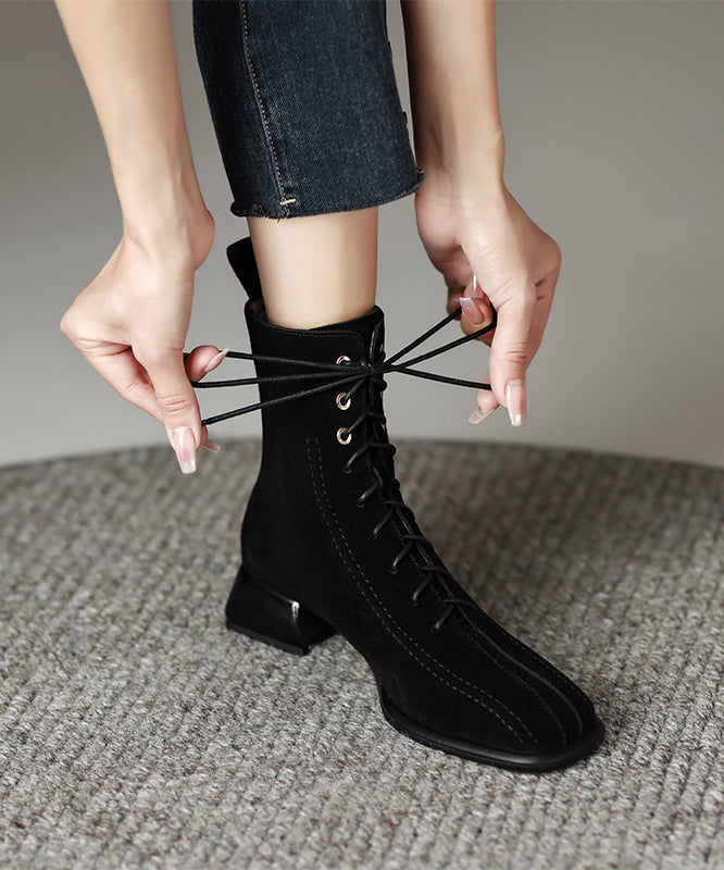 A Vintage Style Boots with Delicate Timeless Details