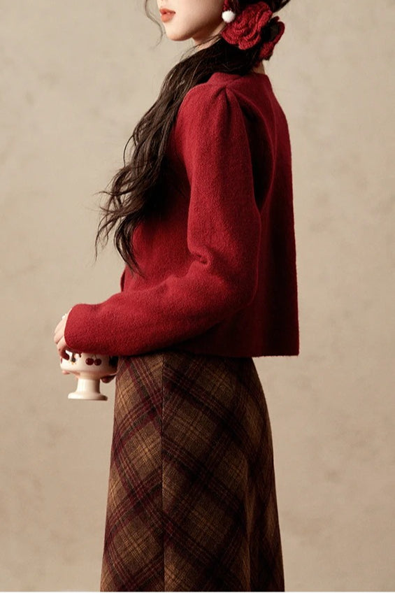 Vintage Inspired Cardigan with a Contemporary Edge