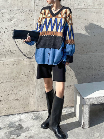 Classic Vintage Sweater with a Flattering Fit
