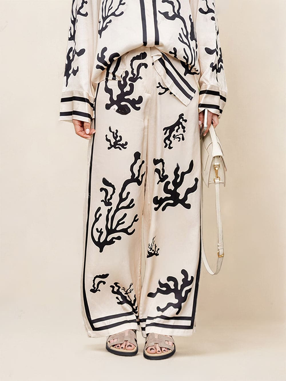 A Vintage Style Pants with Delicate Timeless Details