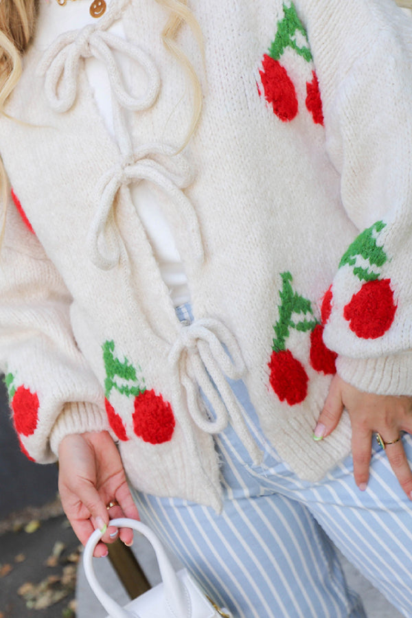 A Vintage Style Cardigan with Delicate Timeless Details