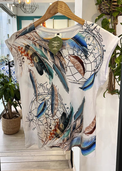 A Vintage Style T-Shirt with Delicate Timeless Details