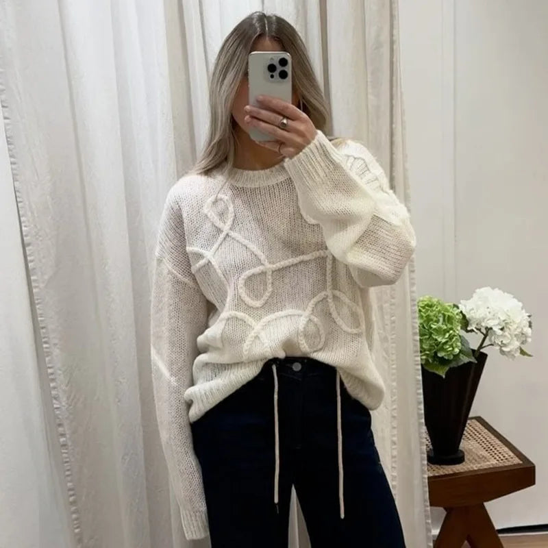 Vintage Inspired Sweater with a Contemporary Edge