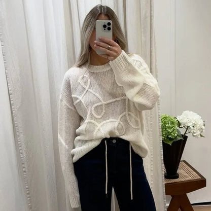 Vintage Inspired Sweater with a Contemporary Edge