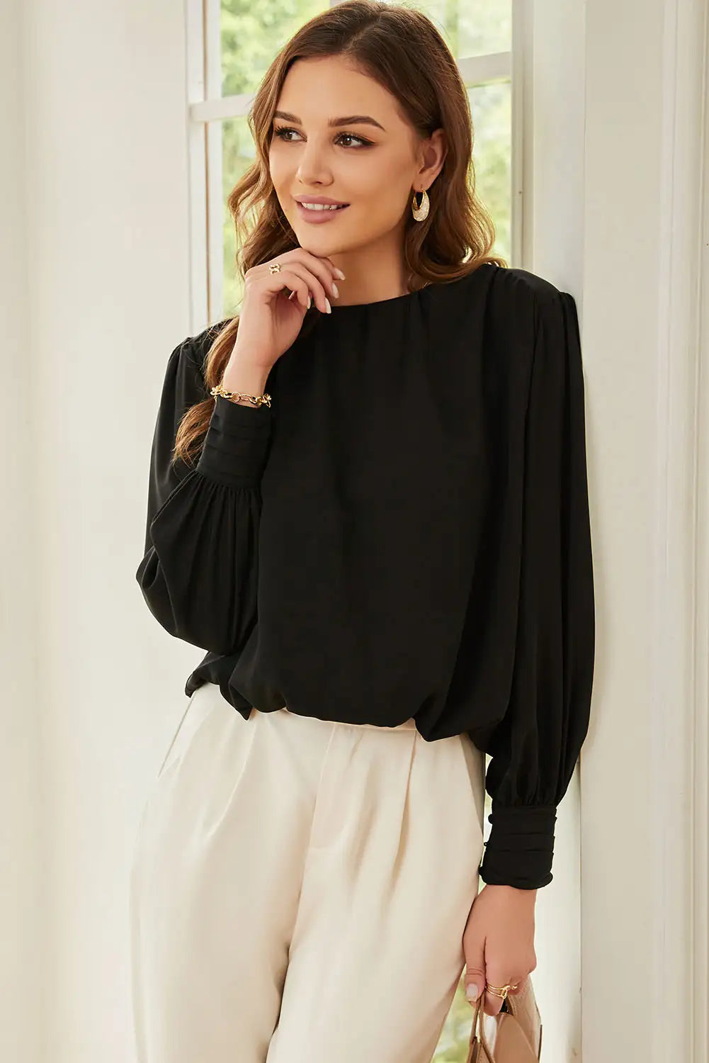 Gracefully Styled Blouse for Any Occasion