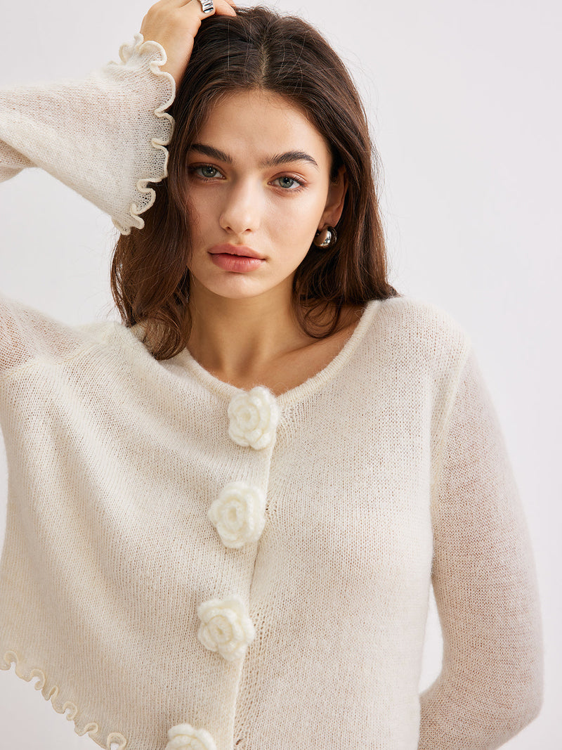 Classic Vintage Cardigan with a Flattering Fit