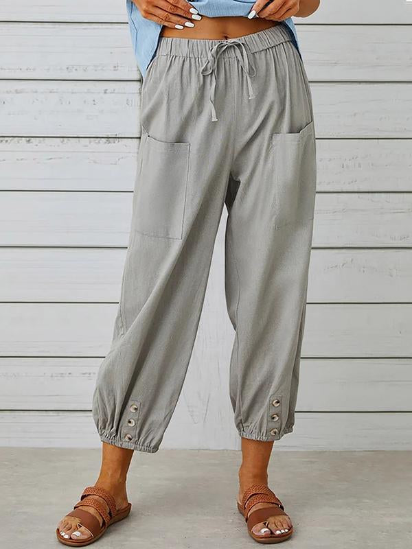 A Vintage Style Pants with Delicate Timeless Details