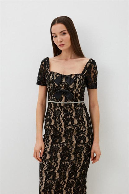 A Vintage Style Dress with Delicate Timeless Details