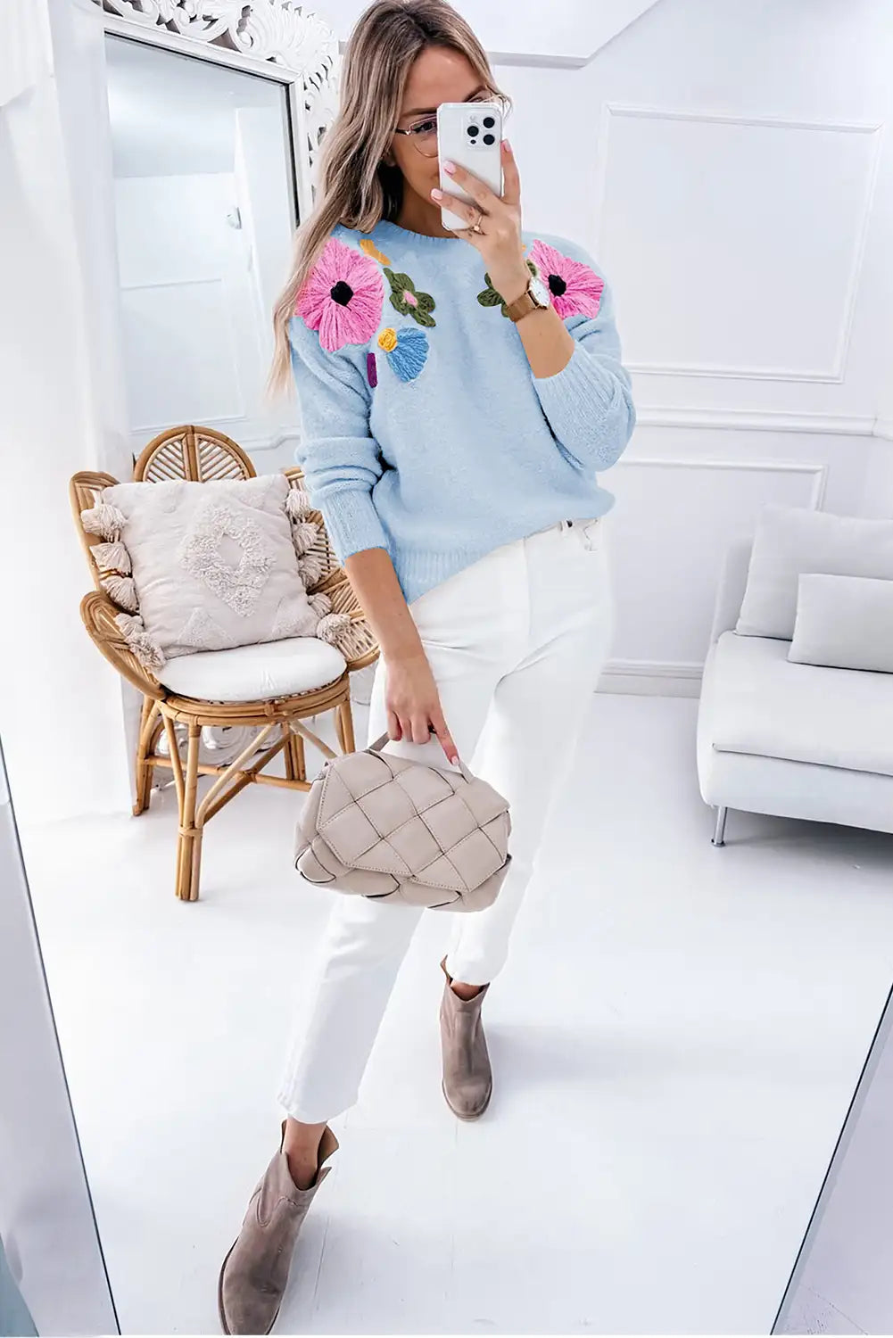 Vintage Inspired Sweater with a Contemporary Edge