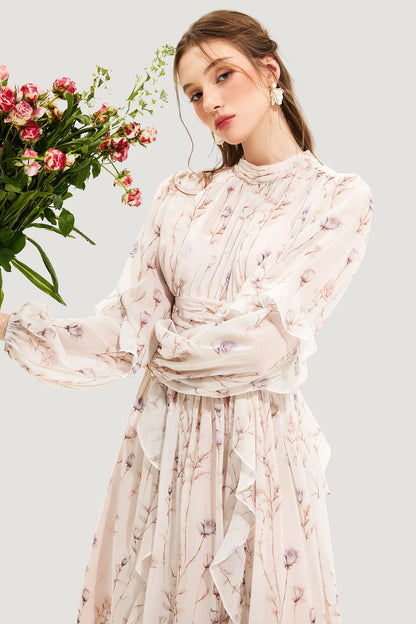 A Vintage Style Dress with Delicate Timeless Details