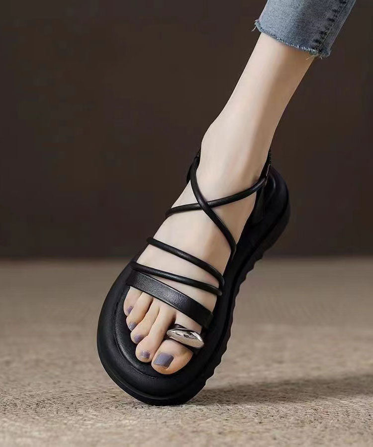 A Vintage Style Sandals with Delicate Timeless Details