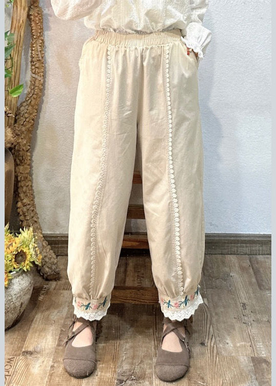 A Vintage Style Pants with Delicate Timeless Details