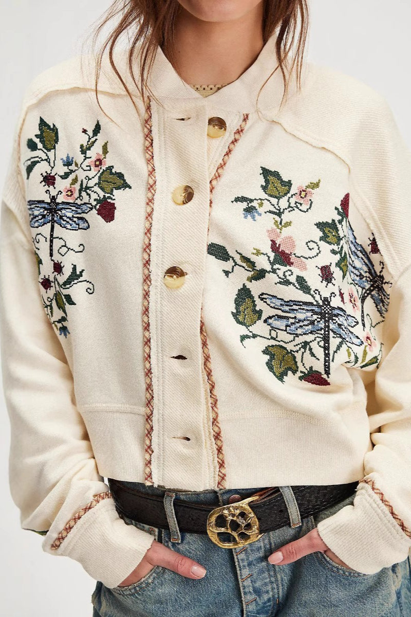 Well Tailored Cardigan with a Graceful Silhouette
