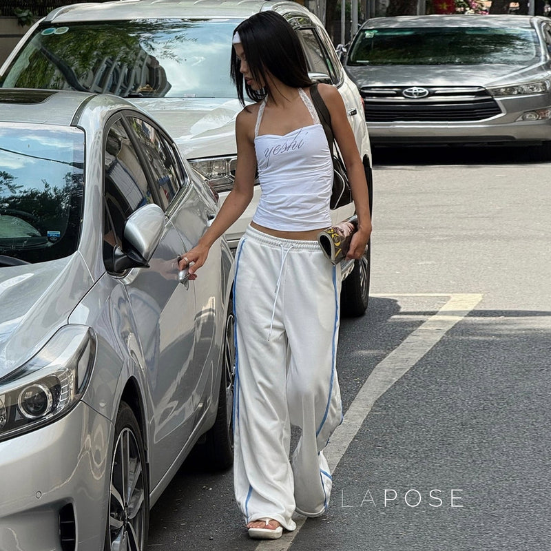 A Vintage Style Pants with Delicate Timeless Details
