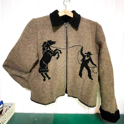 Classic Vintage Jacket with a Flattering Fit