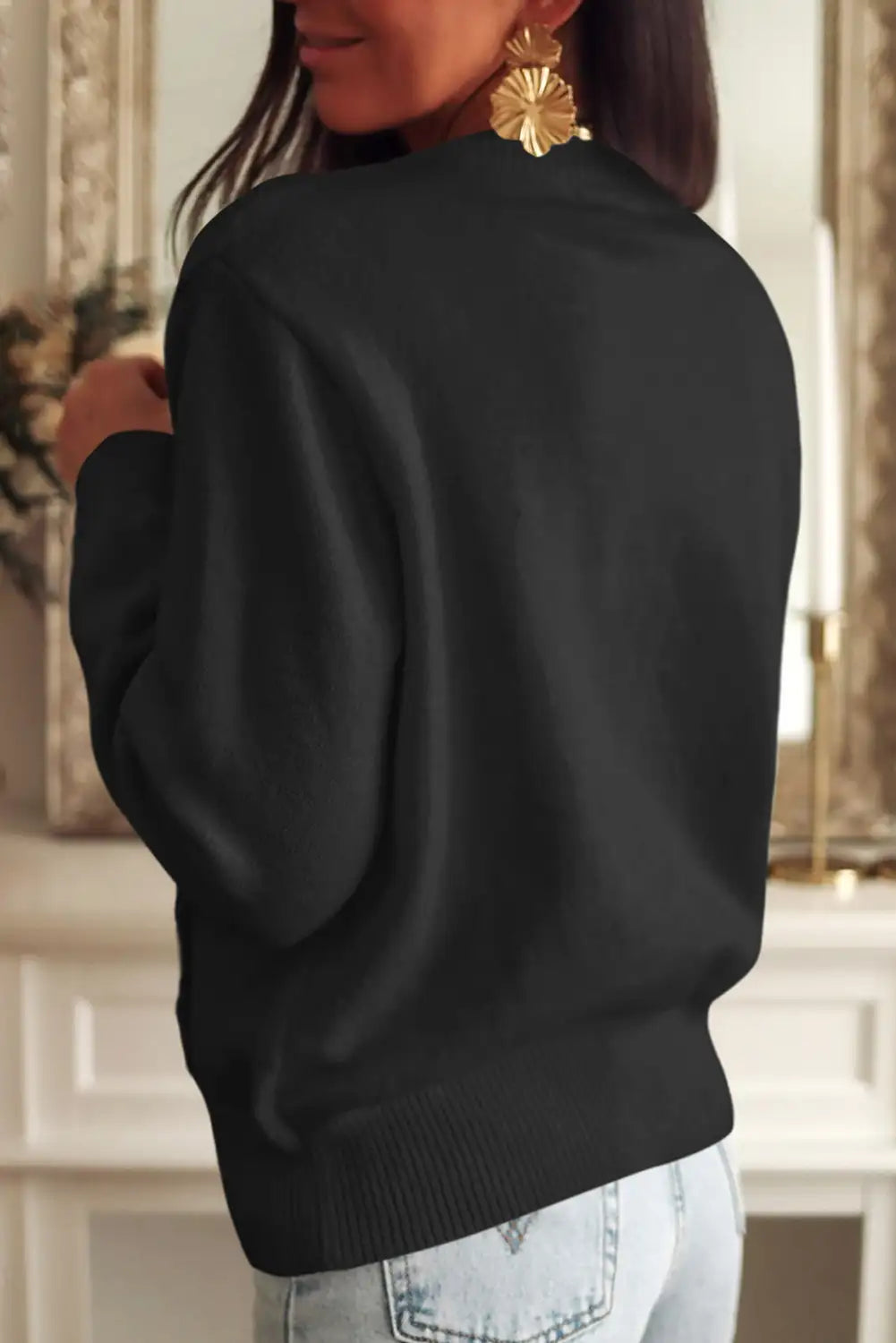 A Vintage Style Cardigan with Delicate Timeless Details