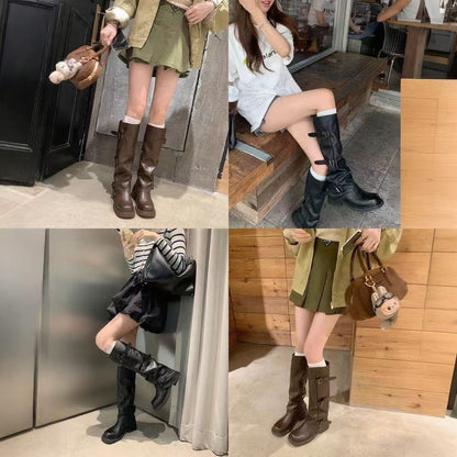 A Vintage Style Boots with Delicate Timeless Details