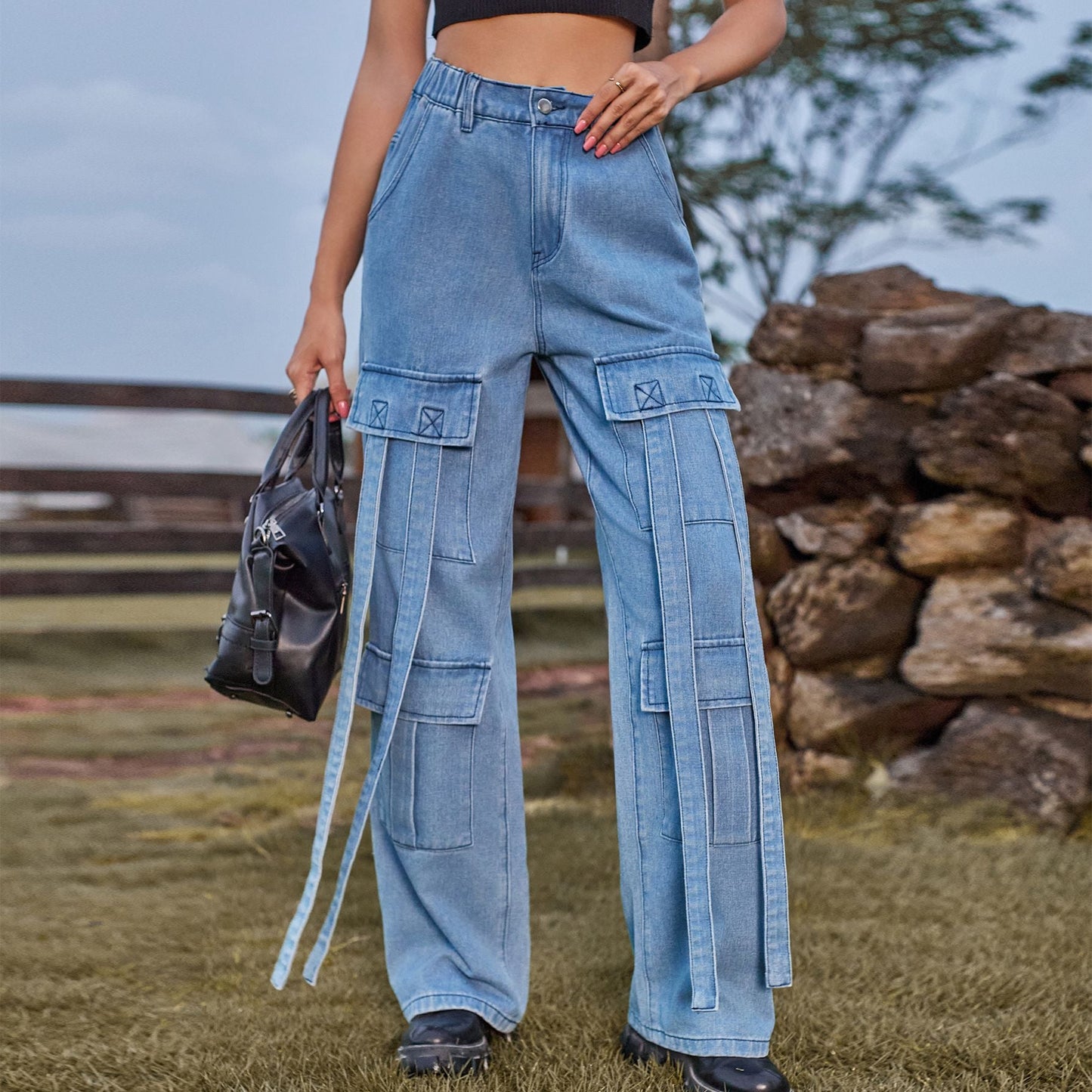 A Vintage Style Pants with Delicate Timeless Details